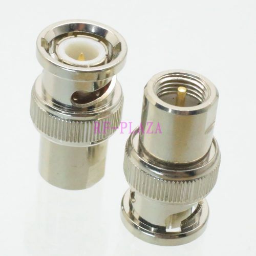 Adapter BNC male plug to FME male plug straight RF COAXIAL