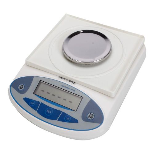 300g/0.001g lcd digital balance laboratory scale white for sale