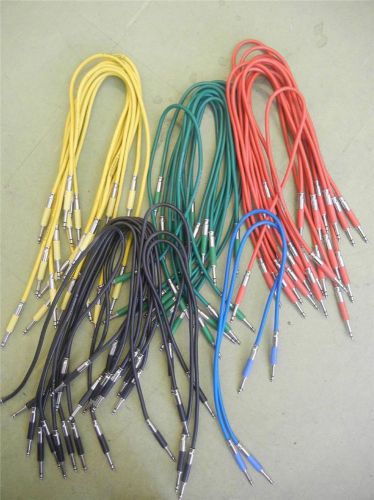 NEUTRIK NP3TT-1 Jack 3 Bantam TT Patch Cables LOT OF 47