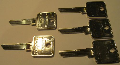 5 NEW MEDECO 6-PIN LARGE BOW BLANK KEYS HIGH SECURITY LOCK/ LOCKSMITH