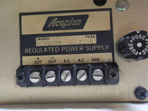 (K6) 1 ACOPIAN B246500 POWER SUPPLY