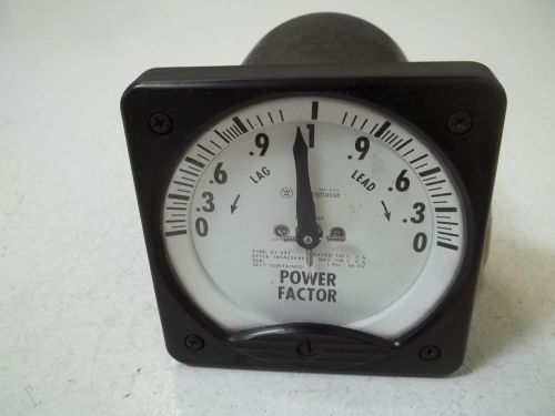 WESTINGHOUSE KI-241 POWER FACTOR 0-1-0 *USED*