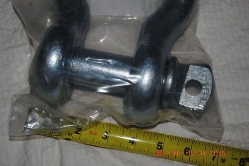 2 pcs. Screw Pin Anchor Tackle Shackle 24000 LBS 1 1/4&#034; Inch wLL24000 5FP34 USMC