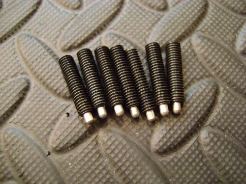 #10-32 spring loaded plunger tip set screws, 7/8&#034; long, 7 pc lot for sale