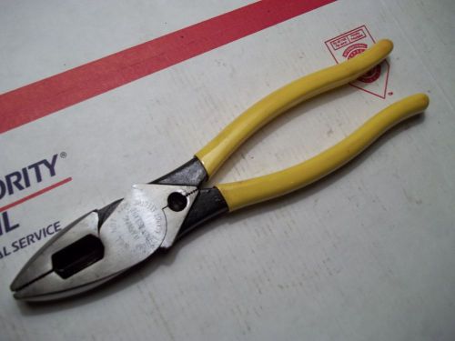 KLEIN TOOLS LINEMANS PLIERS D213-9NECR ELECTRICIAN MECHANIC INSTRUMENT USA AUTO