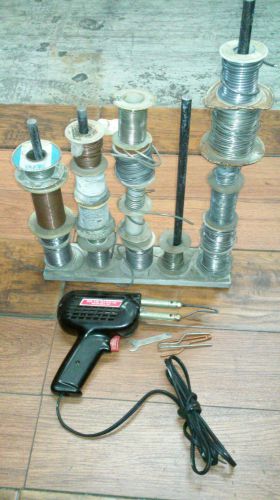 WELLER D 550 240 / 325 Watt SOLDER GUN  INCLUDES A VARIATY OF SOLDER WIRE