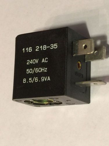 ARO 2F789,  Solenoid Coil, 11621835,  240 VAC ,50/60HZ,  8./6VA