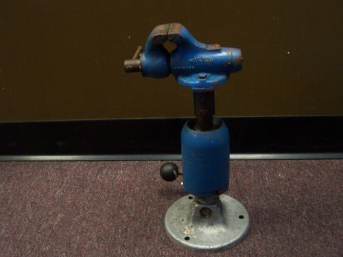 RARE COMPLETE WILTON POWRARM 301 BABY VISE WITH LIFT SWIVEL POWERARM