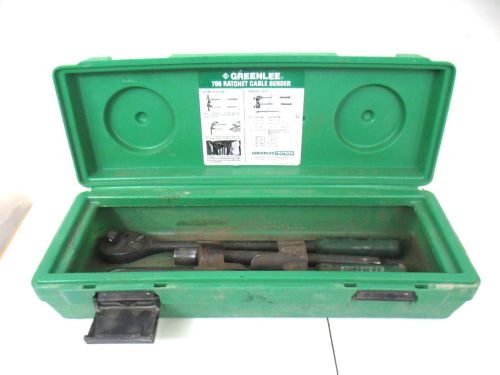 Greenlee 796 Ratchet Cable Bender + Case