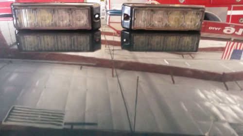 Blue/White firefighter grille lights