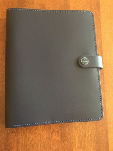 Filofax A5 Original Navy Leather Planner