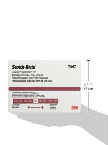 New 3m scotch brite general purpose hand pad 6 inch by 9 20 free shipping for sale
