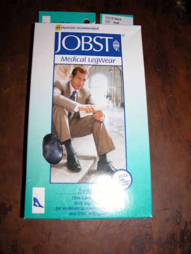 NIB Men&#039;s JOBST MEDICAL LEGWEAR KNEE HIGH BLACK KNEE CT 20-30 MMHG Small