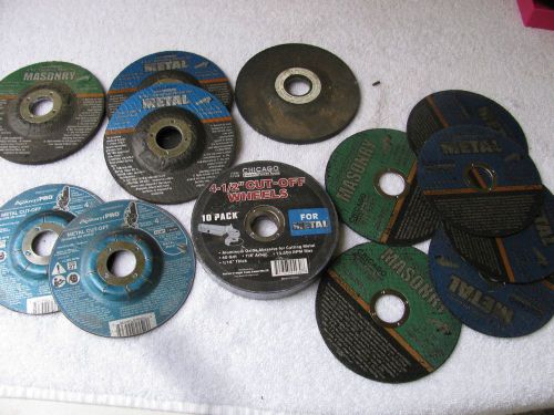 lot of 22 4.5&#034; cutting wheels GRINDER METAL MASONRY