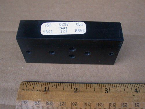 Collins 3-1/4&#034; x 1-1/4&#034; x 3/4&#034; black aluminum heat sink for to-3 or leds for sale