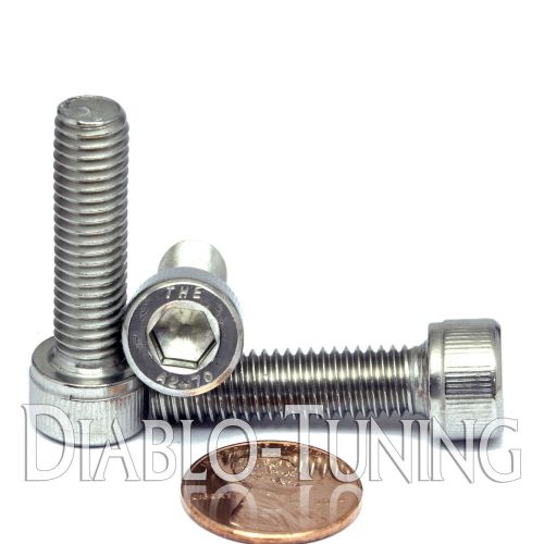 M8 - 1.25 x 30mm - Qty 10 - A2 Stainless Steel SOCKET HEAD CAP Screws - DIN 912