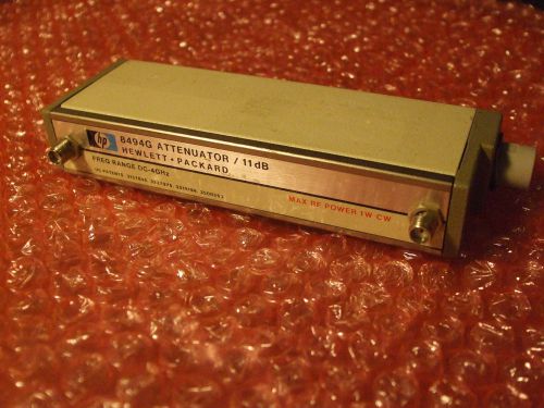 HP 8494G Attenuator w/ option 002 Max RF Power 1w Cw