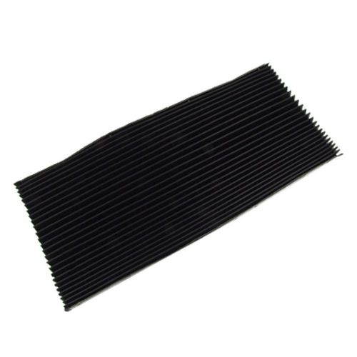 CNC Machine Black Rubber Accordion Pleats Shield Cover