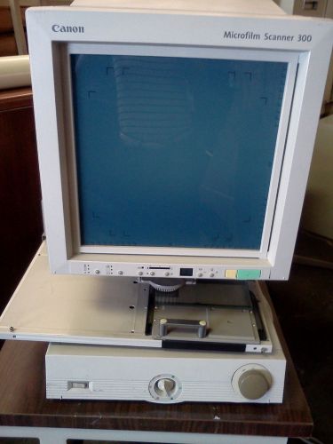 Canon Microfilm Scanner 300 Model M13022 Autocarrier Zoom Lens