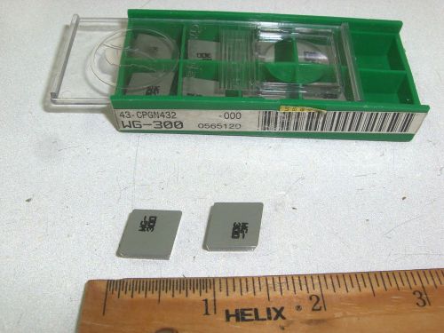 GREENLEAF CPGN-432-T1 CERAMIC INSERTS  (10 PCS) WG300