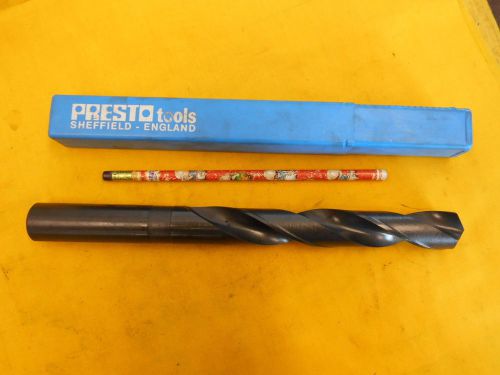 NEW STRAIGHT SHANK DRILL 25MM x 10 7/8&#034; lathe mill tool PRESTO ENGLAND