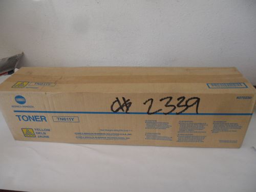 Genuine OEM Konica Minolta Toner Yellow TN611Y A070230