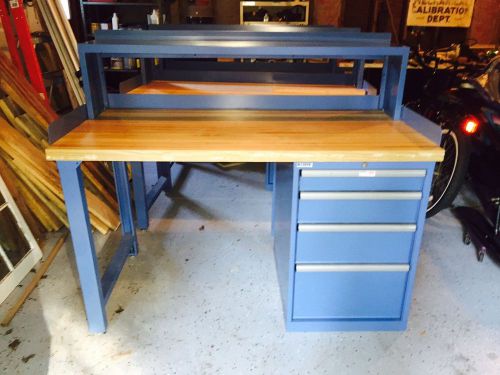 Lista Butcher Block Workbench 4 Drawer 60x30&#034; w/ Keys