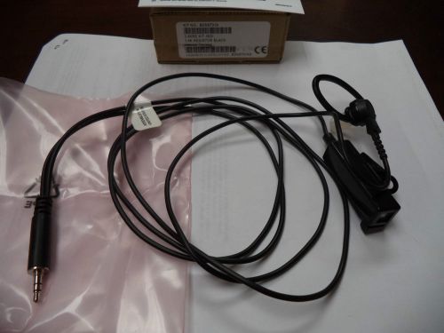 Motorola BDN6731A Black 2 Wire Extra Loud Earpiece Microphone PTT - 3.5mm