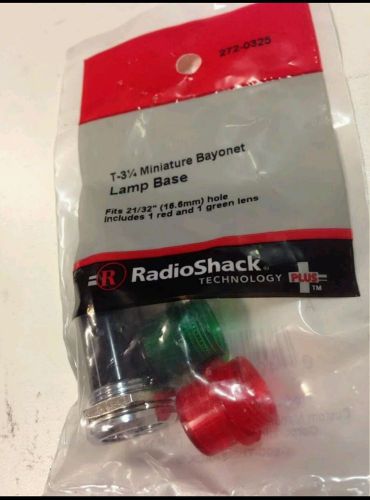 T-3 1/4 Minitature Bayonet Lamp Base #272-0325 By RadioShack