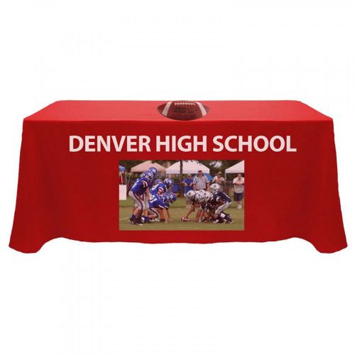 Custom Printed Sublimation Table Cloth in 4 Different Sizes