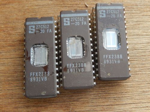 1psc SINNETICS 27C512-20 FA  Vintage EPROM IC CHIP  Cf3-1