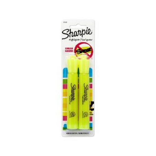 Sanford Sharpie Major Accent, 2 Pack, Fluorescent Yellow Highlighter 25162PP