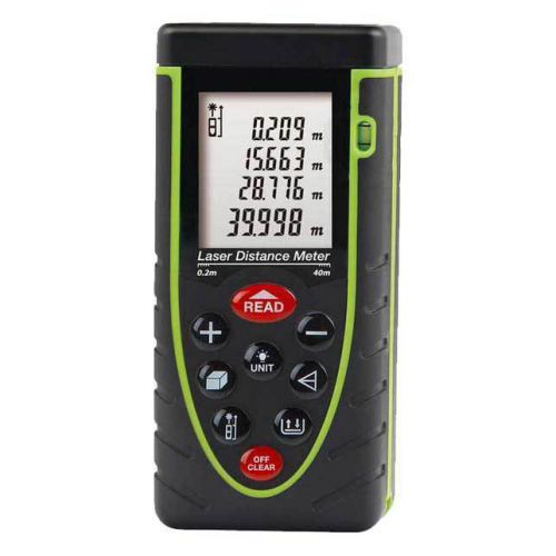 40m laser distance meter bubble level rangefinder range finder tape measure for sale