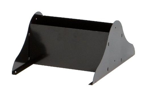 Durham 408-08-A Black Cold Rolled Steel Literature Rack Base, 10-1/8&#034; Width x x