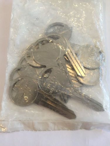 Qty-10 Hillman MZ14 Key Blanks Mazda New Free Shipping T393 Y2