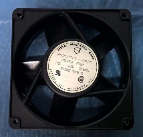 NEW IMC Magnetics Corp. Boxer Fan P/N WS2107FL-1002R, 115V  12AMP  50/60Hz