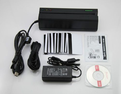 MSR605 Magnetic Stripe Card Reader Writer Encoder Credit Magstrip MSR206 MSR606