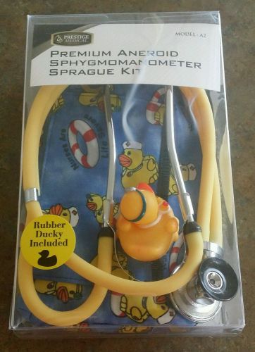 PREMIUM ANEROID SPHYGMOMANOMETER Blood Pressure Device YELLOW DUCK DESIGN