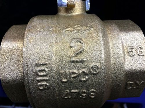 2&#034; Brass Full Port Ball Valve 600# WOG Smith Cooper International