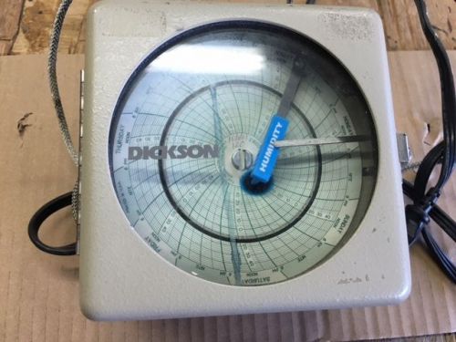 Dickson 4&#034; humidity chart recorder dt450ce7pa for sale