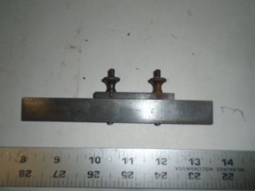 MACHINIST TOOLS LATHE MILL Machinist Starrett Rule Ruler Clamp and Ruler Gage