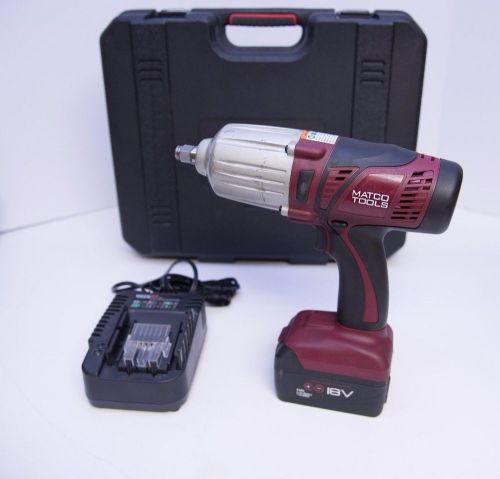 Matco infinium mcl1812iw 0-2200 rpm 18v li ion 1/2&#034; drive impact wrench for sale