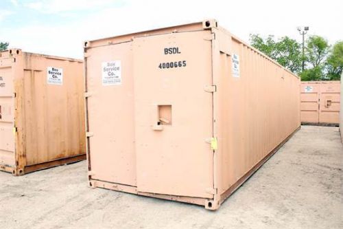 40&#039; steel shipping storage container unit 153 for sale