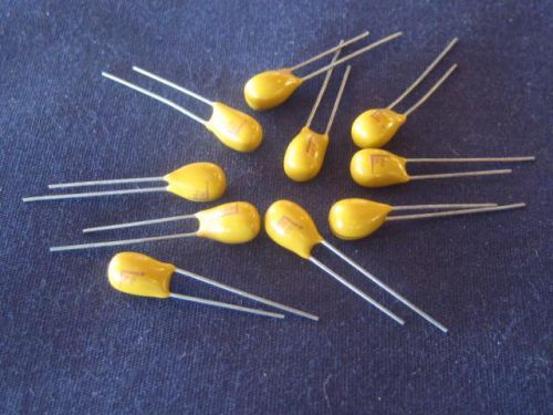 Dipped Tantalum 15uf  35v 10% Radial Capacitor ( 10 pcs ) *** NEW ***