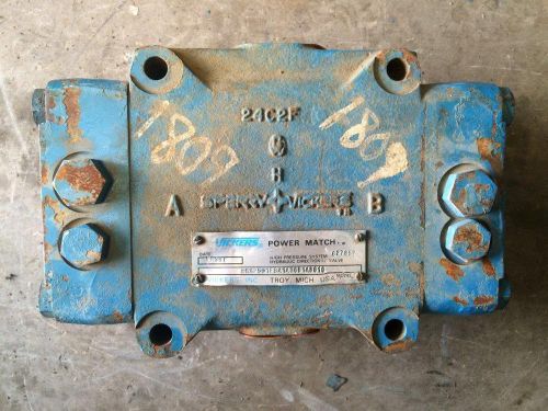 SPERRY VICKERS CMX250-1PBA1A38B1A8810 HYDRAULIC VALVE PUMP MOTOR MANIFOLD SECTI