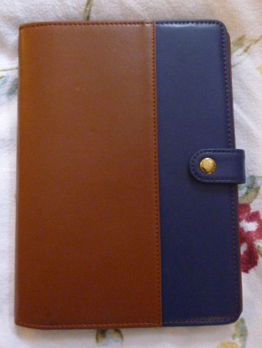 FRANKLIN COVEY Pippa Leather Wirebound Cover Classic w/New Compass Notebook