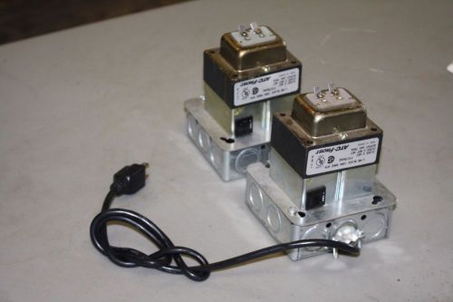 PAIR ( QTY 2 ) ATC FROST INDUSTRIAL POWER TRANSFORMERS - 24V 75VA | FTC7524Q x2