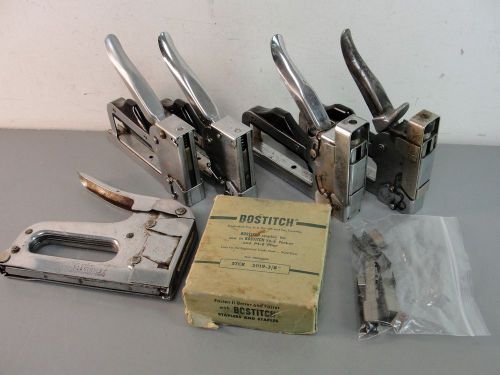 BOSTITCH STAPLES ARROW T-25 DUO-FAST CT-859 TACKER CT-850 STAPLER LOT 5  TOOL US