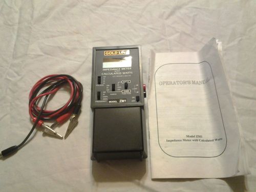 Gold Line ZM-1 Impedance Meter