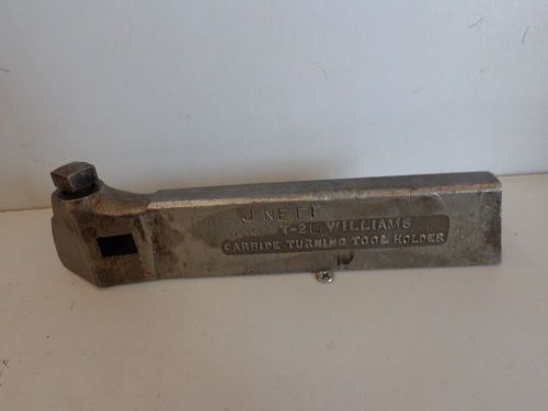 J.H. WILLIAMS LATHE TOOL HOLDER T-2-L     STK 4370